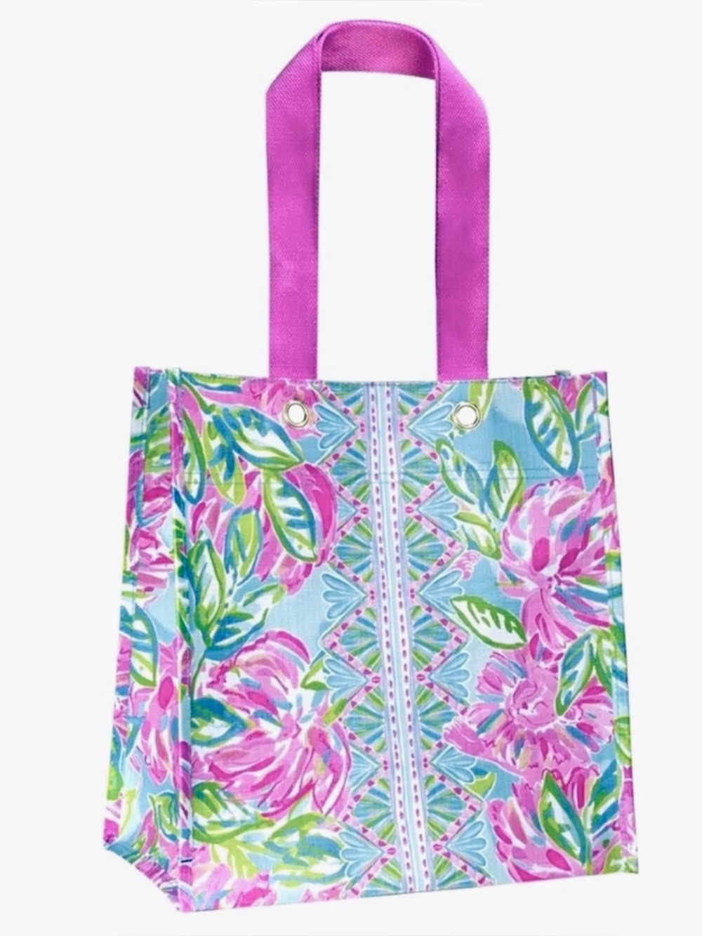 Lilly Pulitzer Market Tote Totally Blossom